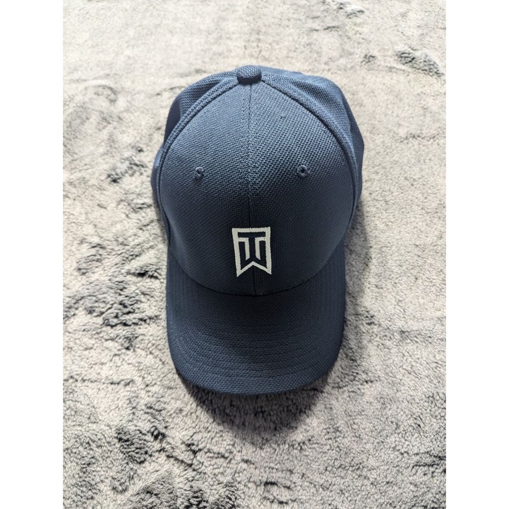 Tiger Woods Collection Nike Fitted Cap Size Large/XL Blue